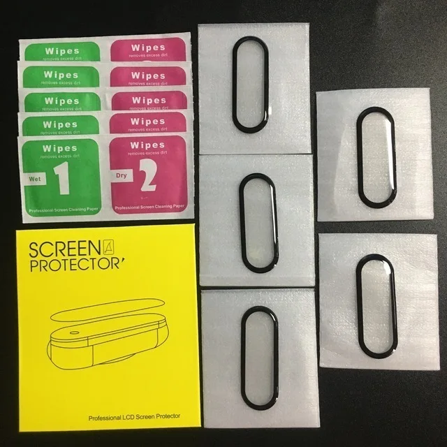 Premium 10D Film Glass Screen Protector with Full Cover and Protective Strap