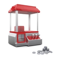 Mini Claw Machine Kid,Candy Dispenser Toy,Claw Machine Arcade Game,Toy Gumballs Vending Machine with 24Refills Prize Toy 2