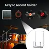 10pcs Acrylic Record Display Stand Shelf Clear Wall Mounted Vinyl Record Holder Floating Shelves LP Record Album Storage Rack 3