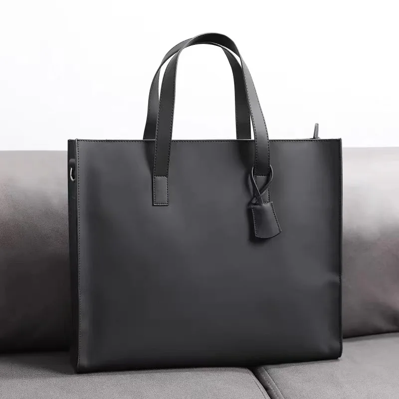 Leather Briefcase Vintage Laptop Bag for Women Suitcase Man Shoulder Bag Women's Genuine Leather Handbags Men Handbag