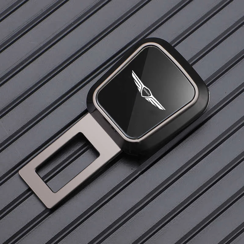 제네시스 G80 GV70 GV80 GV60 G70 에센티아 네올룬 G90 GV90 X용 자동차 안전벨트 연장 스트랩 안전 버클 클립