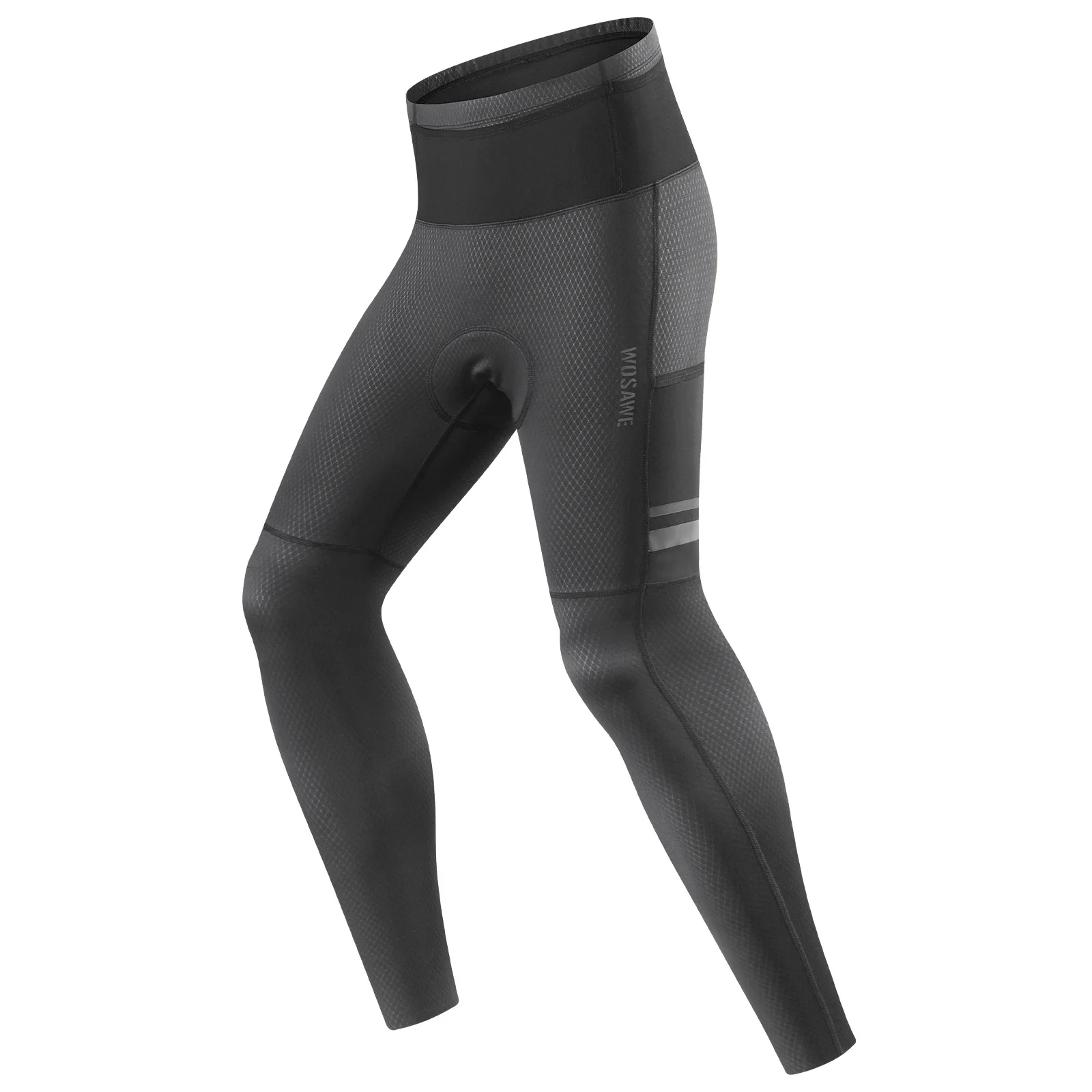 WOSAWE 사이클링 팬츠 패딩 처리된 남성용 속건 통기성 자전거 의류 자전거 라이딩 팬츠 타이츠 로드 바이크 산악 바지