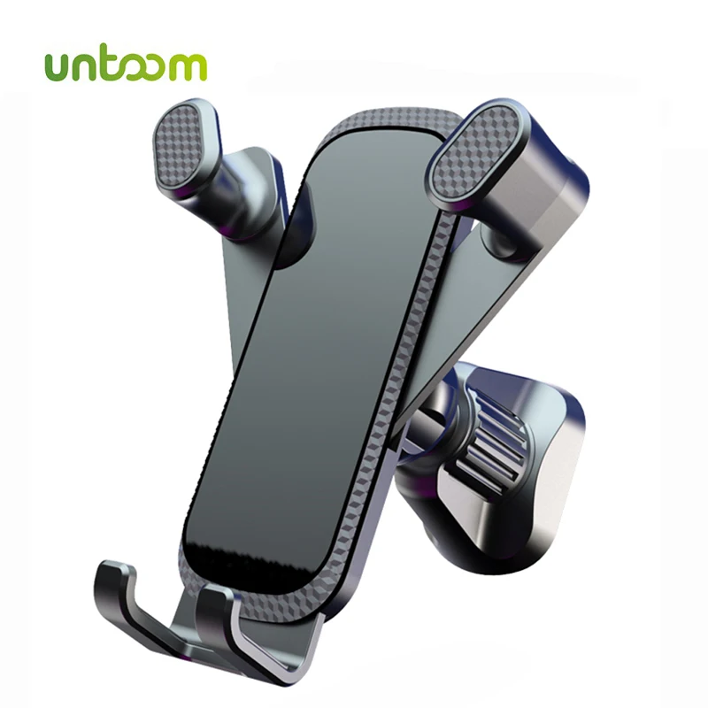 Untoom Gravity Car Phone Holder Car Air Vent Clip Mount Mobile Cell Phone Stand In Car GPS