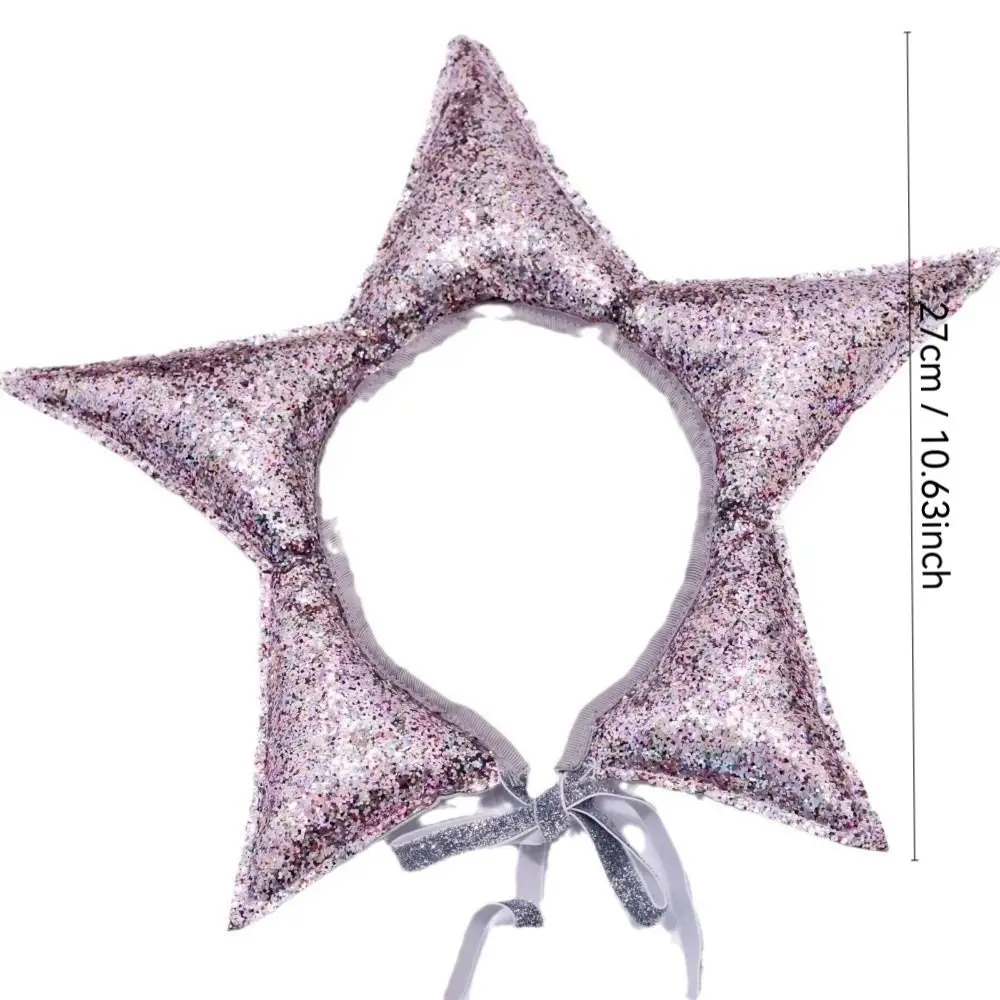 Cute Runway Style Star Hairbands Soft Glittered Party Headwear Headband Props Birthday