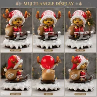⁦مجسم توني توني تشوبر (ون بيس) بزي الكريسماس بطول 16 سم | One Piece Tony Tony Chopper Christmas Edition Action Figure 16cm⁩ - الصورة ⁦5⁩