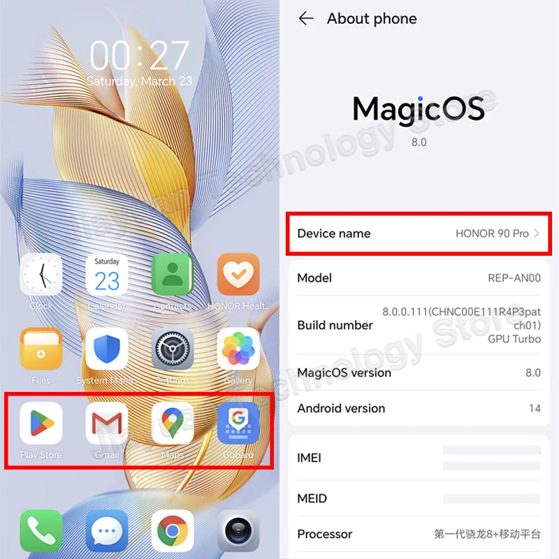New Original Honor 90 Pro 5G Mobile Phone 6.78 Inch 120Hz Screen Snapdragon 8+ Gen 1 Octa Core 200MP Camera NFC Smartphone