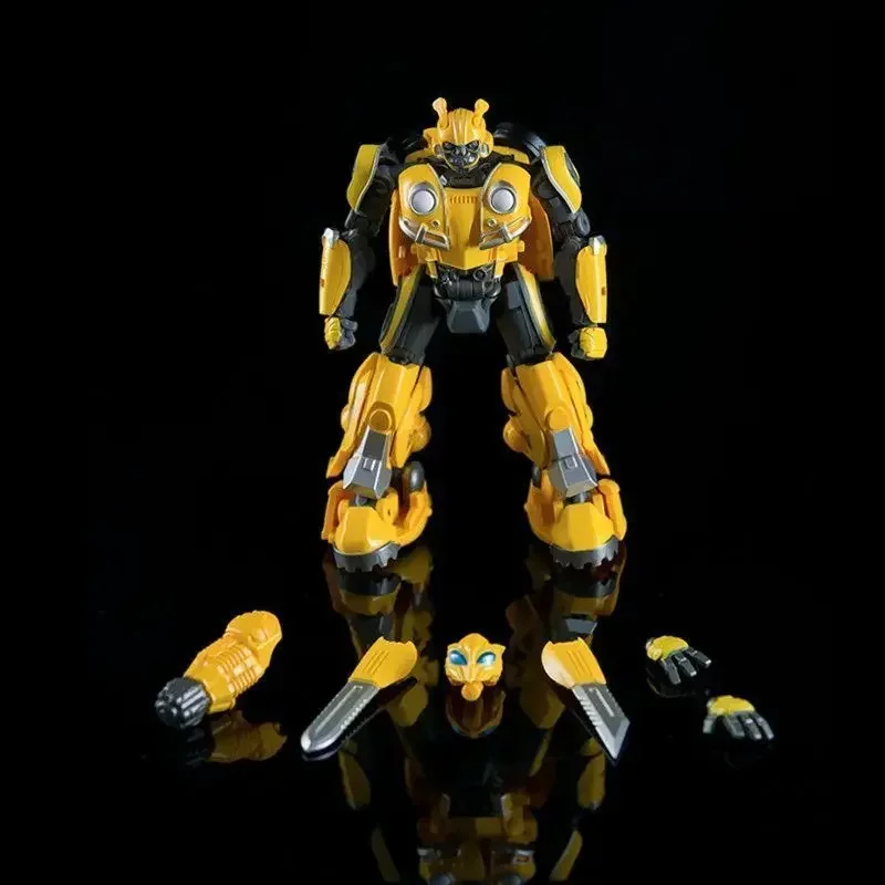 

6.8cm Variable Humanoid Anime Character Bumblebee Beetle Lucky Cat Micro Universe Ms01 Mee 2018 Movie Scaling Deformation Toy Gi