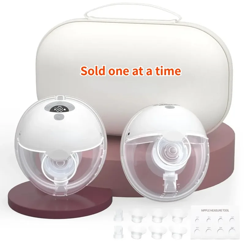 Mouth Double-Sealed with 3 Modes 9 Levels Electric Breast Pump Portable Breast Pump Hands Free Wearable of Baby