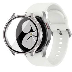 Premium Tempered Glass & Protective Case Set for Smartwatch - Full Coverage Screen Protector & Durable Bumper Shell (Starlight 10)