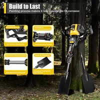 2 Stroke 52cc Portable Garden Tree Digger 6500r/min for Tree Ball Lifting,Dig Holes and Root Cutting in Gardens Farms 2