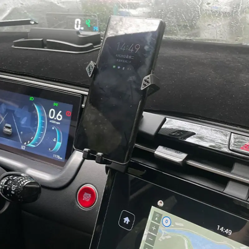 Car Styling Mobile Phone Holder For Hyundai Tucson NX4 TL Air Vent Mount Gravity Bracket Stand Accessories phone holder mobile phone holder