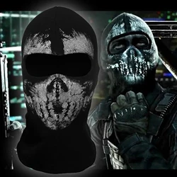 Black Skull Ghost Mask for Motorcycle Cosplay and Outdoor Activities (14hao)