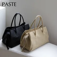 Sac à main de luxe multicouche en cuir de vache pour femmes, fourre-tout de grande capacité en daim abricot de haute qualité pour les déplacements, hiver 6