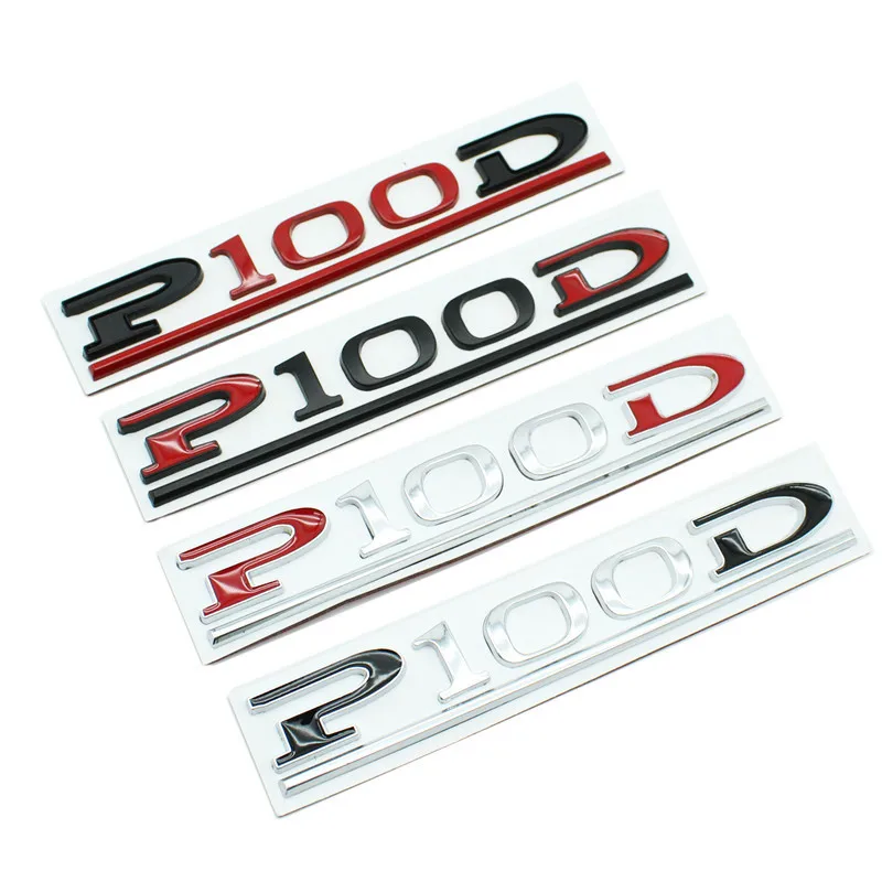 

Car 3D Metal Decals Sticker For Tesla Model 3 X S Y P100D Logo Car Rear Trunk Letters Emblem Badge Styling Stickers Accessories