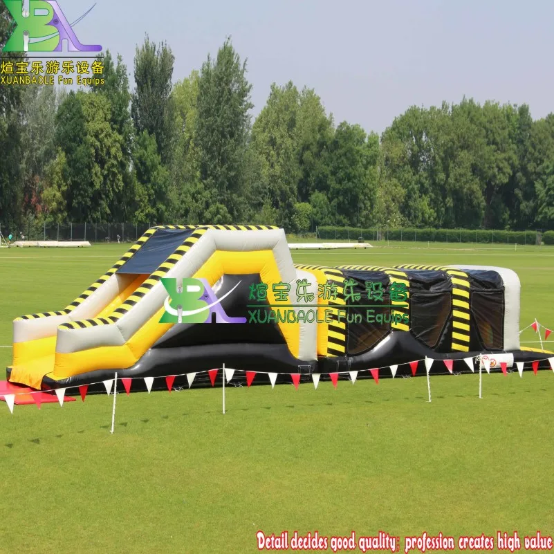 Toxic Themed Inflatable Wipe Out Bed with Wall