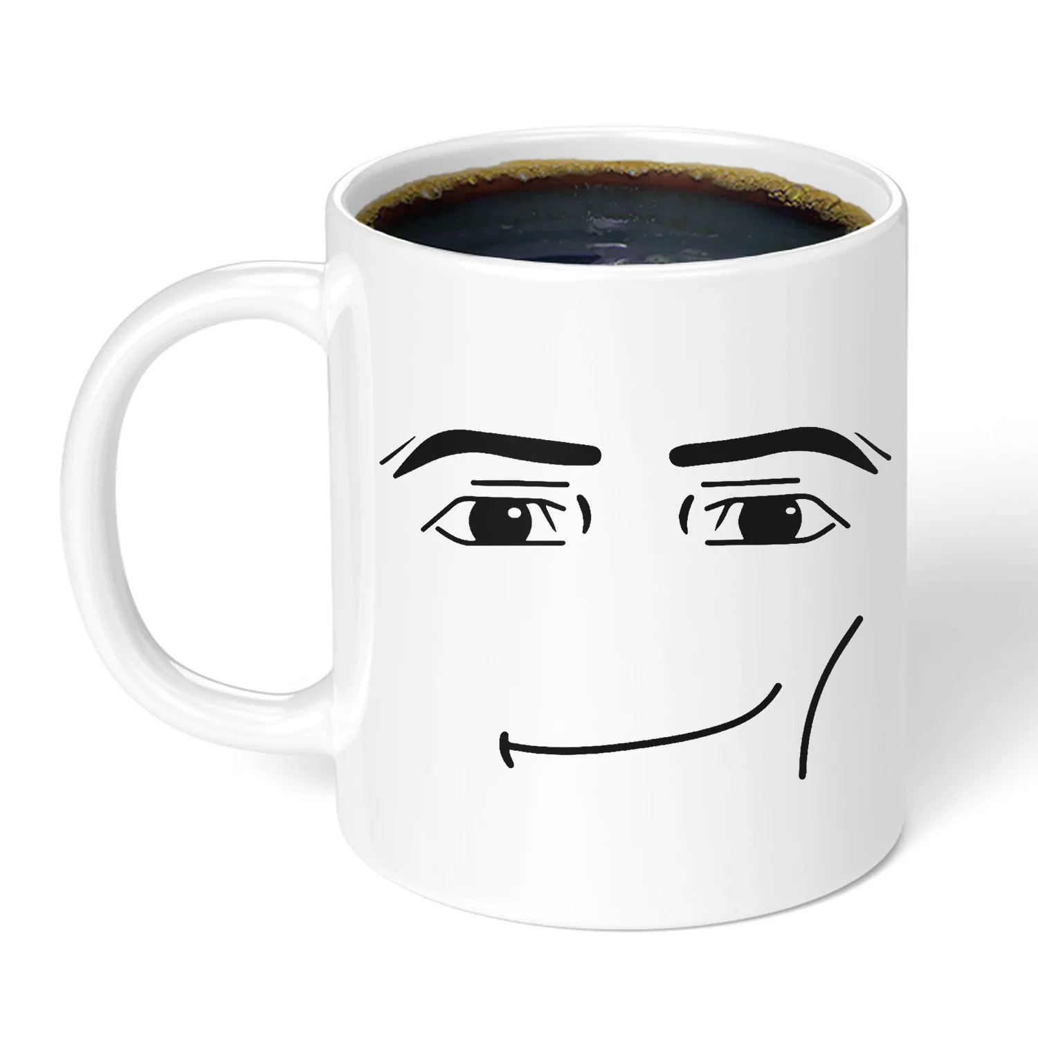 Robloxing Game Inspired Women Face Mug Funny Men Women Faces Coffe