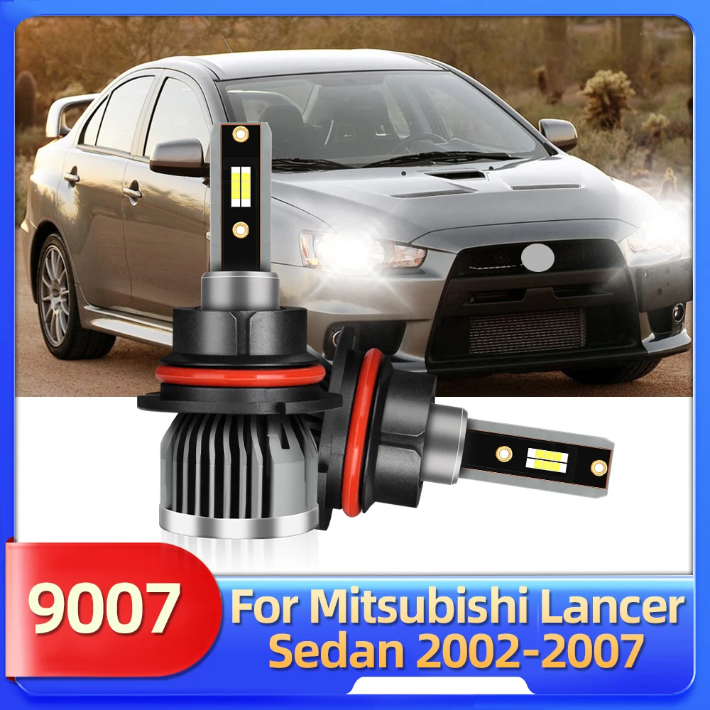 

Roadsun 2Pcs Led High/Low Beam Car 110W 16000LM 9007 For Mitsubishi Lancer Sedan 2002 2003 2004 2005 2006 2007 Headlamp 12V Bulb