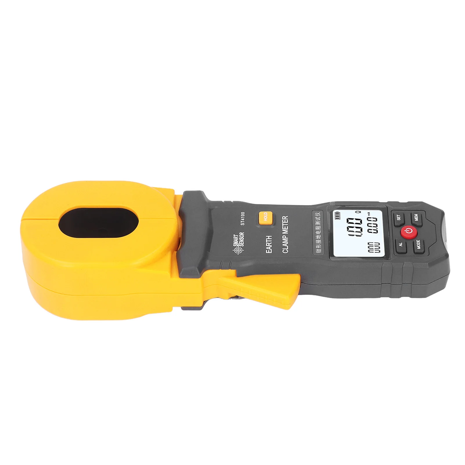 LCD Digital Clamp Ground Resistance Meter Auto Power Off Clamp Earth Resistance Meter Tester for Weather Ground resistance tester