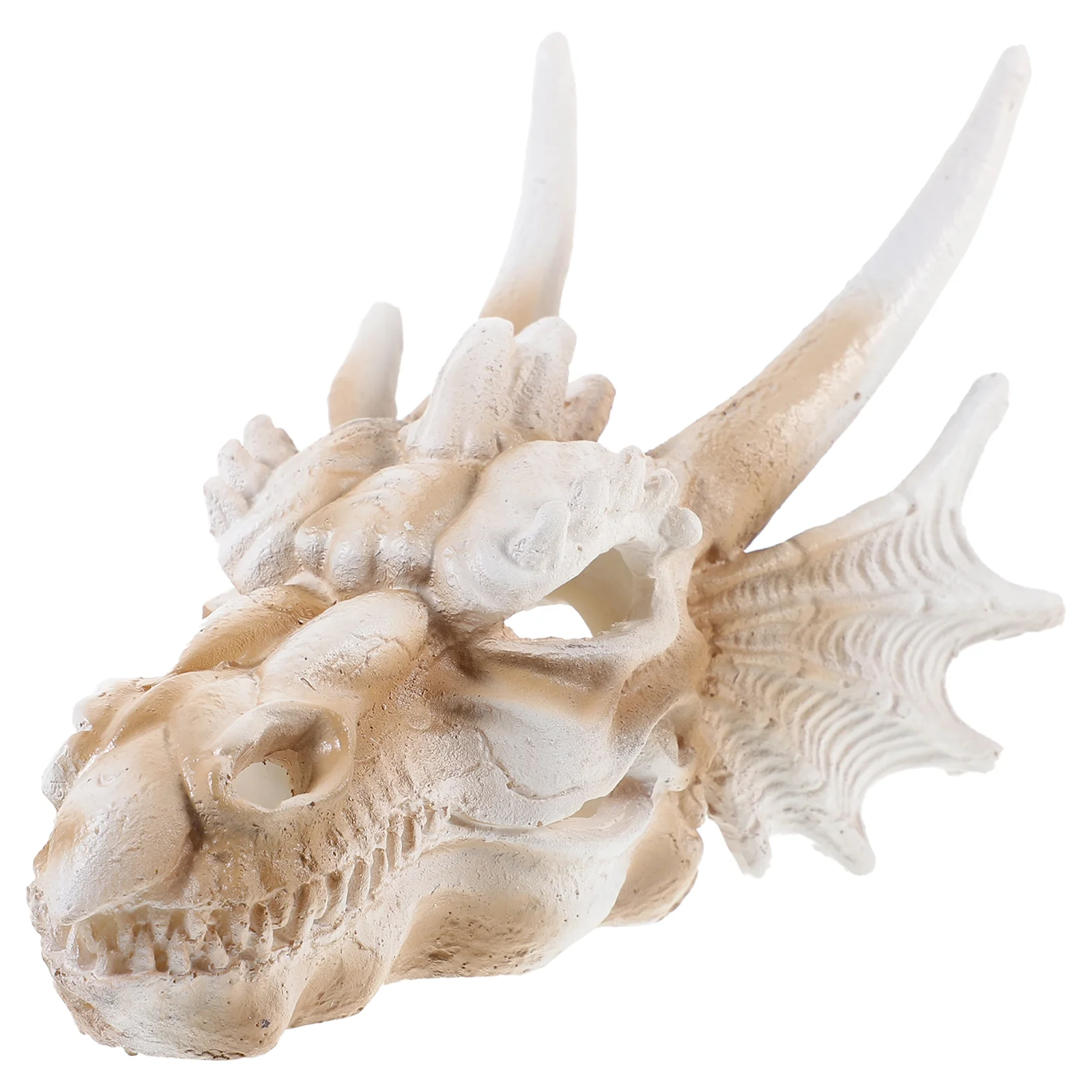 

Simulation Dinosaur Skull Garden Landscaping Statue Resin Rockery Grass Desktop