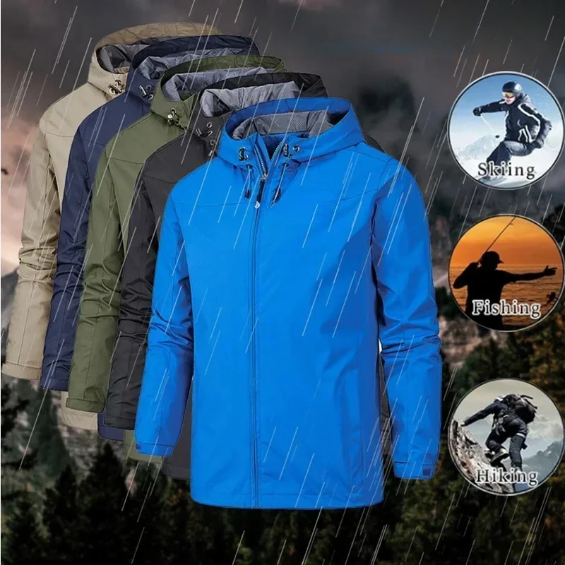 Outdoor Windproof and Sun Protection Fishing Suit Casual Jacket for Cycling Hunting Hiking and Running in Spring Autumn