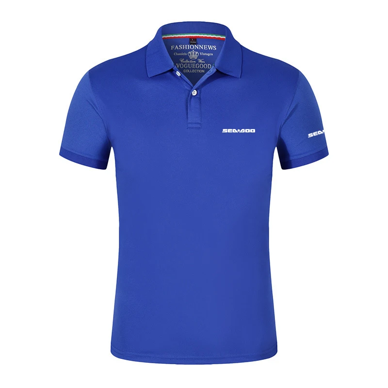 2024 Sea Doo Seadoo Moto New Brand Summer Polo Shirt Men High Quality Short Sleeve Business Comfortable Casual Tops 5