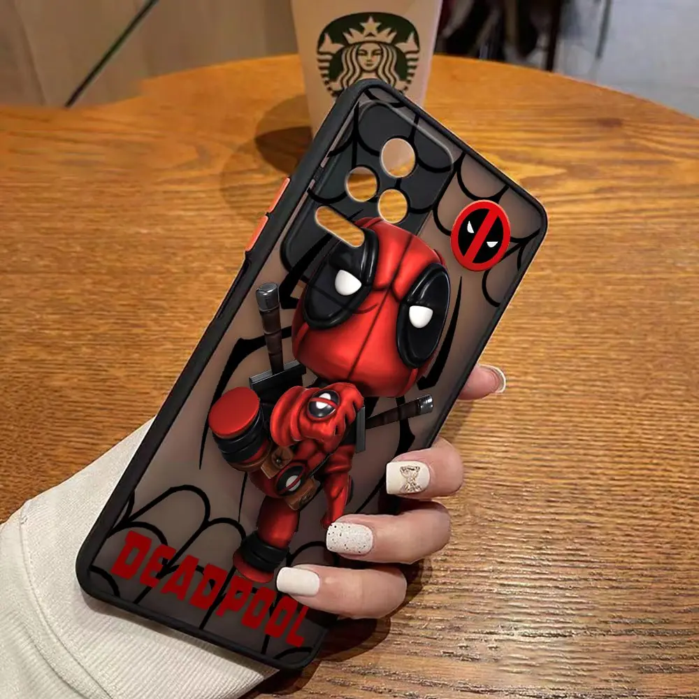 thumbnail image 1 of Funda mate para Redmi A1 K50 K40 GAMING K30 K20 10X 10C 10 9C 9T 9A 9 8 PRO 4G 5G Funda Shell Marvel Avengers Anime dibujos animados, 1 of 5