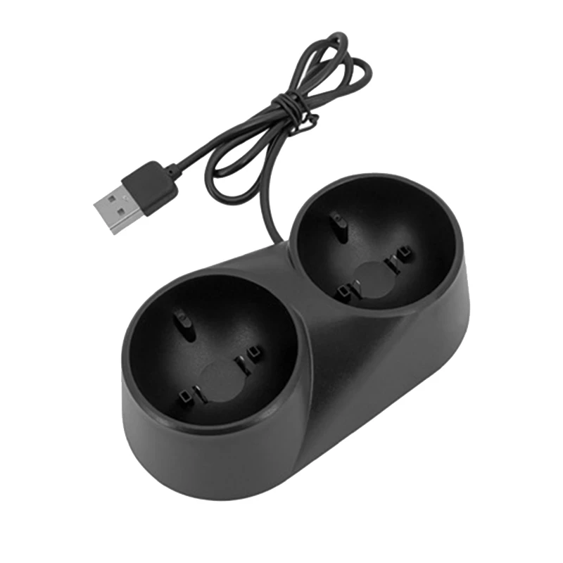 Hot Ttkk Doppio Caricatore Dock Station Di Ricarica Supporto Per Sony Playstation Ps4 Vr Move Psvr Ps 4 Accessori Per Controller