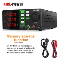 เครื่องควบคุมแรงดันไฟฟ้า10A 30V แบบปรับได้แหล่งจ่ายไฟ DC 24V 60V ซ่อมโทรศัพท์มือถือ 1