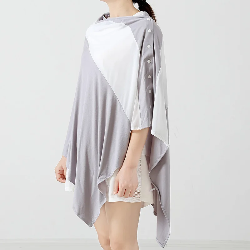Breastfeeding Towel Breastfeeding Artifact Going Out To Cover Clothes Hot Mom Model Anti-light Cloak Shawl Fig Leaf Paradise