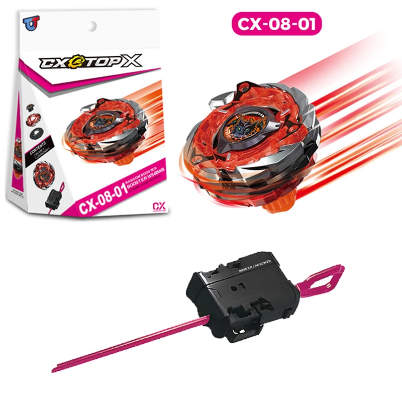 Bey X CX-08 Cerberus/Whale Flame Booster mit Launcher Set Spinning Toy Battle Tops Gyro Weihnachtsgeschenk Neujahr – Detail 1