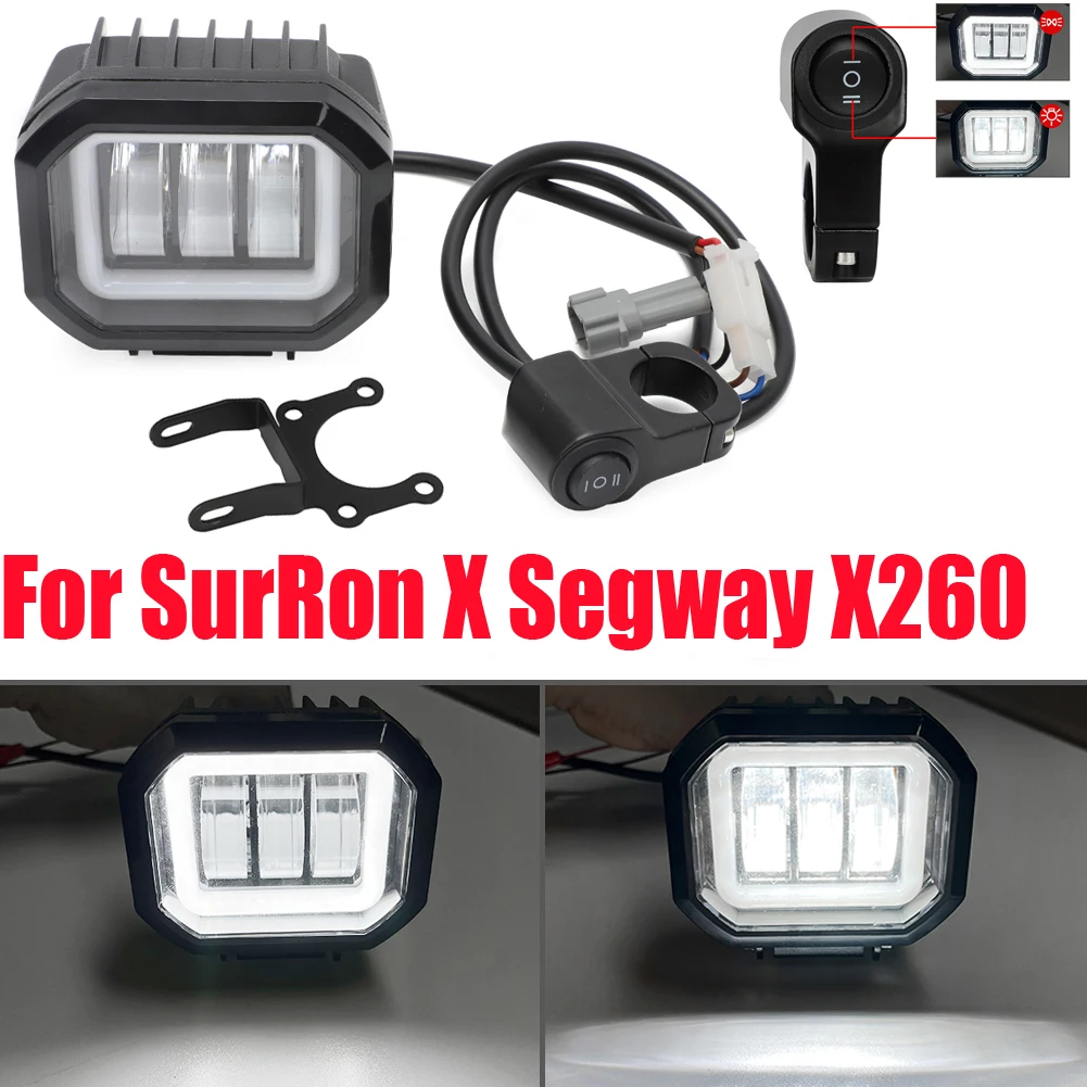 Per Surron X Segway X260 Faro Con Interruttore Impermeabile In Alluminio Plug N Play Regolazioni Luce Di Aggiornamento Per Sur-Ron