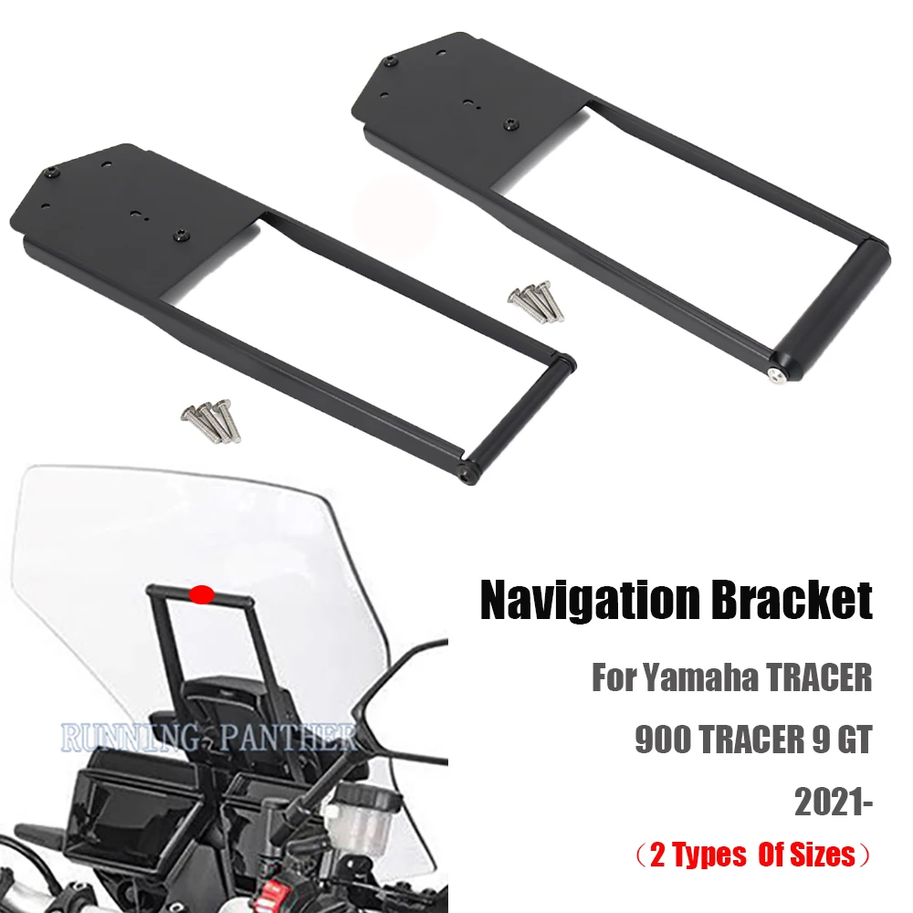 

New For Yamaha Tracer 900 / 9 GT Motorcycle SMART Phone GPS Navigation Plate Bracket Handlebar Adapt Holder TRACER 9 / 900 2021