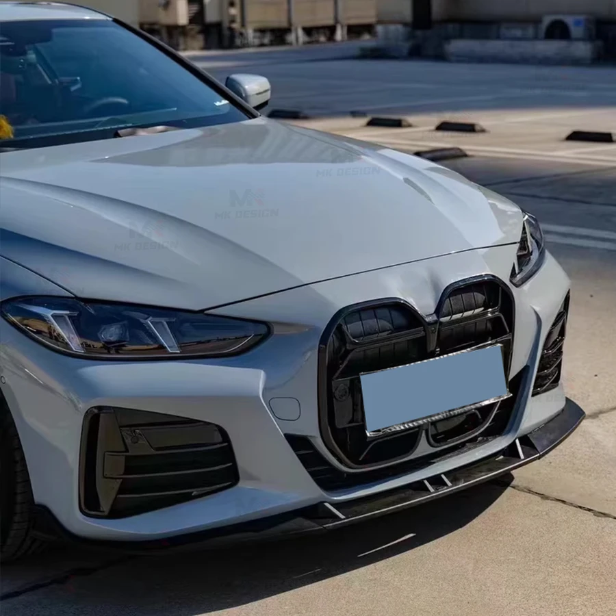 BMW 4 시리즈 G22 2020+용 VTEN 스타일 프론트 범퍼 립 친 스포일러 PP 소재 프론트 립 사이드 스플리터 자동차 스타일링