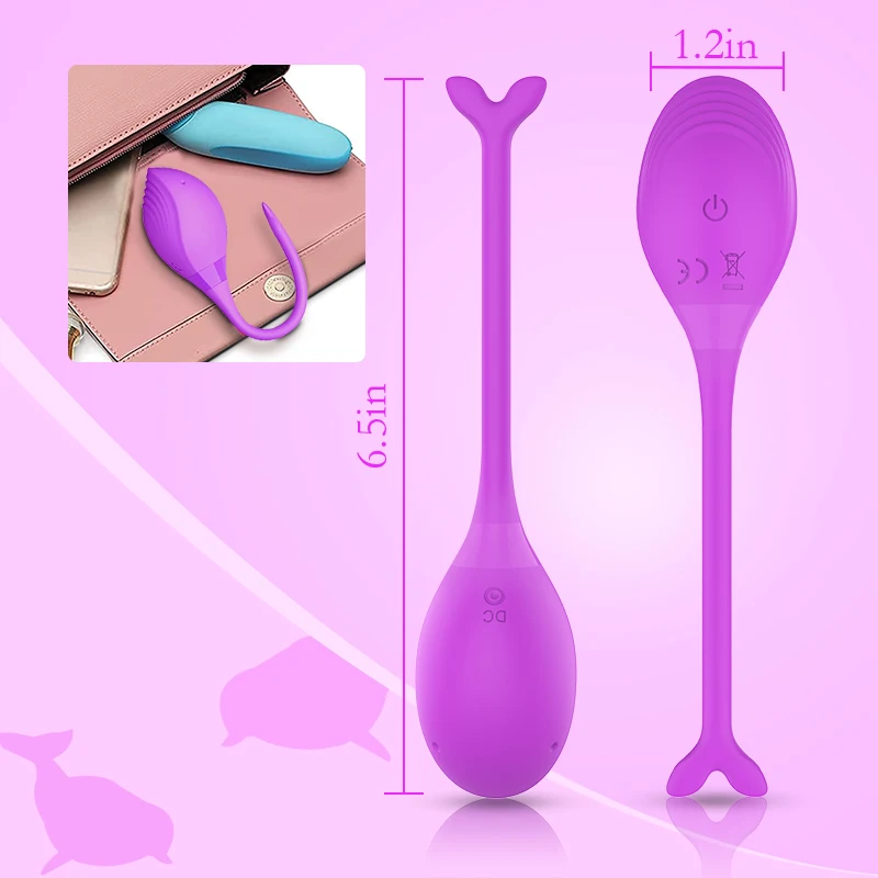 App Gesteuerter Kabelloser Vibrator Bluetooth Wearable Love Egg_voghion.com