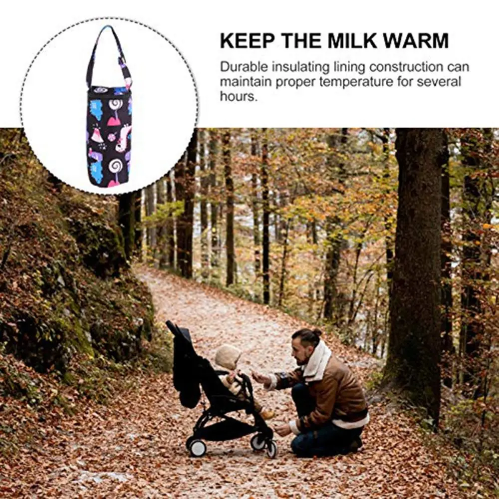 Insulated Baby Bottle Warmer Bag for Strollers