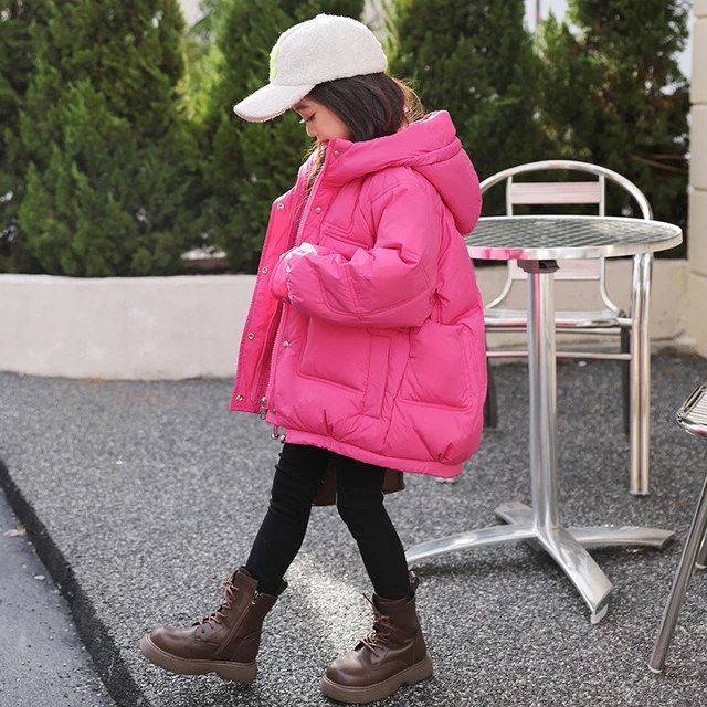 Doudoune à capuche de style coréen pour petite fille, manteau épais et  chaud, vêtements de neige Parka, tenue pour fille de 2 à 8 ans, hiver 2023  - AliExpress