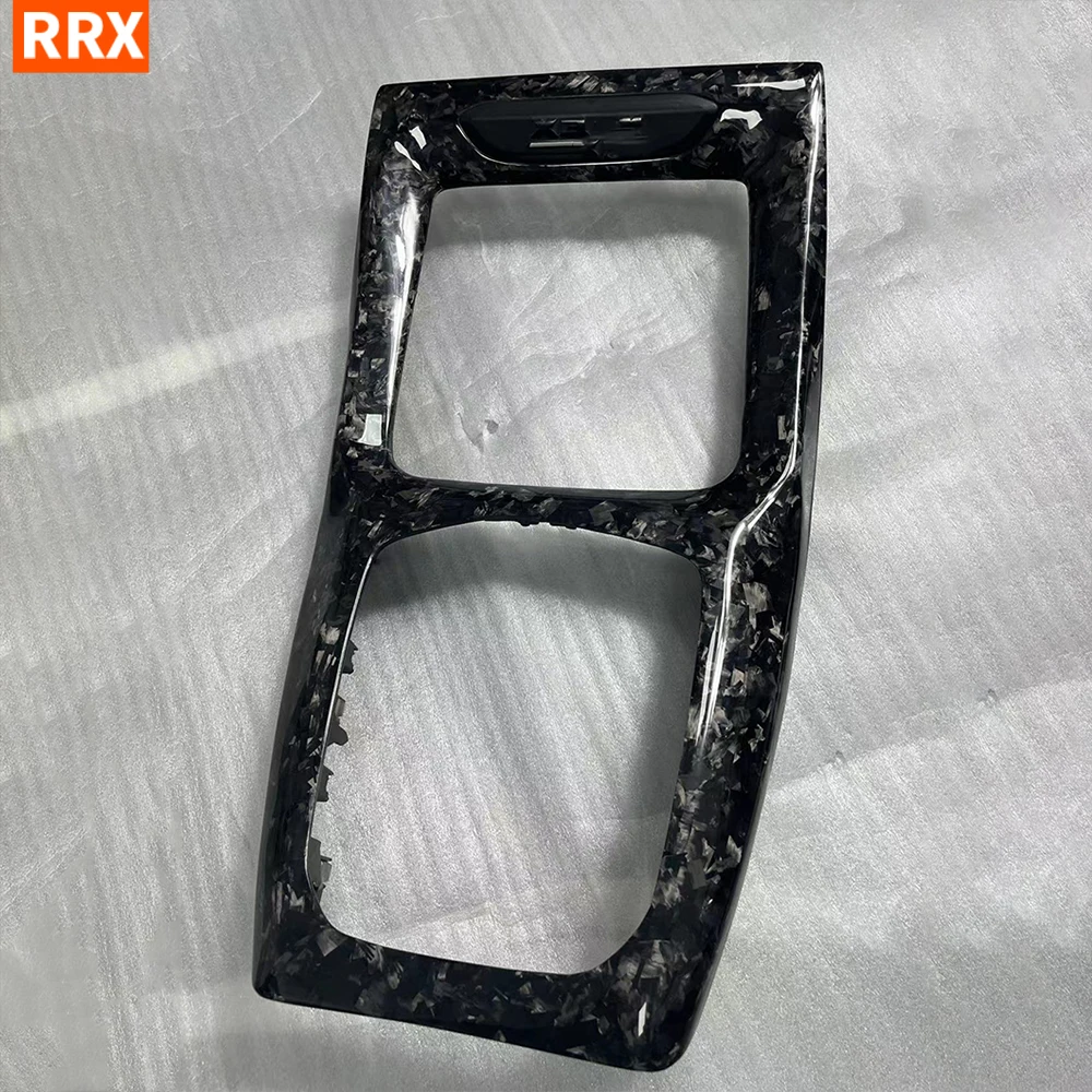 

For BMW X3 G01 X4 G02 X3M F97 X4M F98 2022+ Central Control Gear Shift Knob Panel Frame Forged Carbon Fiber Trim Interior Refit