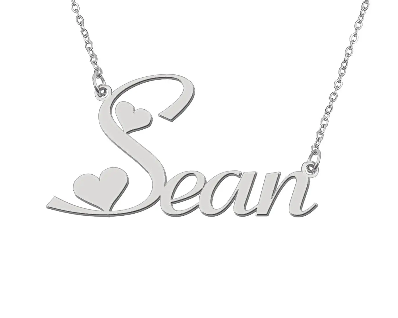 

Sean Name Necklace Stainless Steel Nameplate Pendant for Women Girls Friends Birthday Wedding Christmas Mother Gift