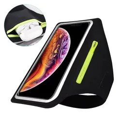 Waterproof Touch Screen Sports Armband (Black green)