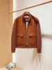 Cashmere Wool Blend Winter Thickened Men's Knit Sleeve Patchwork Woolen Coat 2024 High Quality Luxury Fashion New Men's Jacket 4