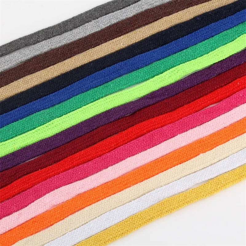 2/5/100Y10mm Colored Twisted Cord Rope 100% Cotton Rope Cords Craft Decorative Twisted DIY Handmade Bag Drawstring Accessories 1