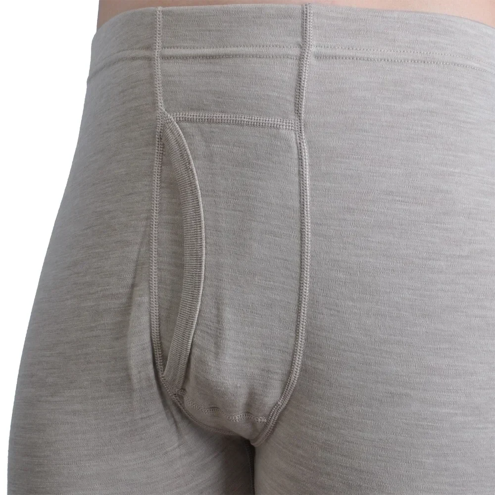 Men Pure 100% Merino Wool Winter Long Sleeves Thermal Warm Thick Sweater Underwear Thicker Tops bottom Set