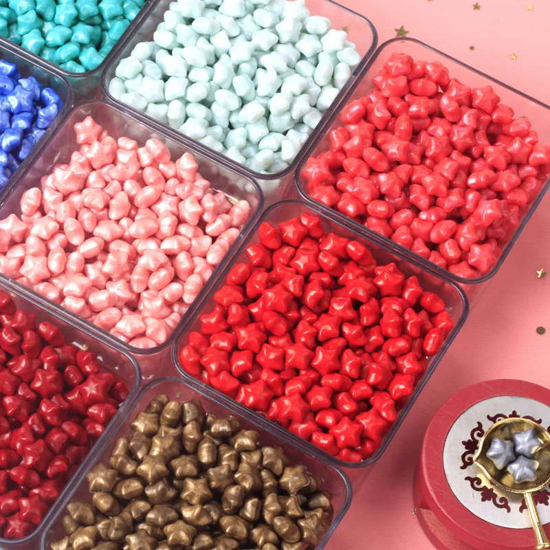 Monochrome Wax Particles for DIY Crafts and Wedding Invitations