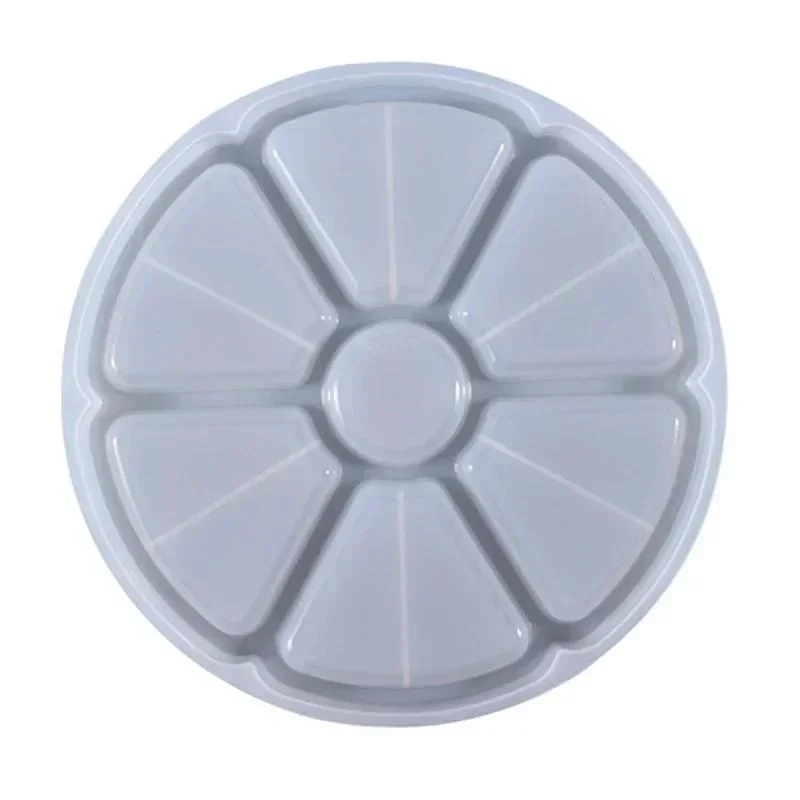 Pretty Petal Fruit Nut Storage Tray Epoxy Resin Mold Creative DIY Dishes Plate Silicone Mould Suitable Home Snack Moulds