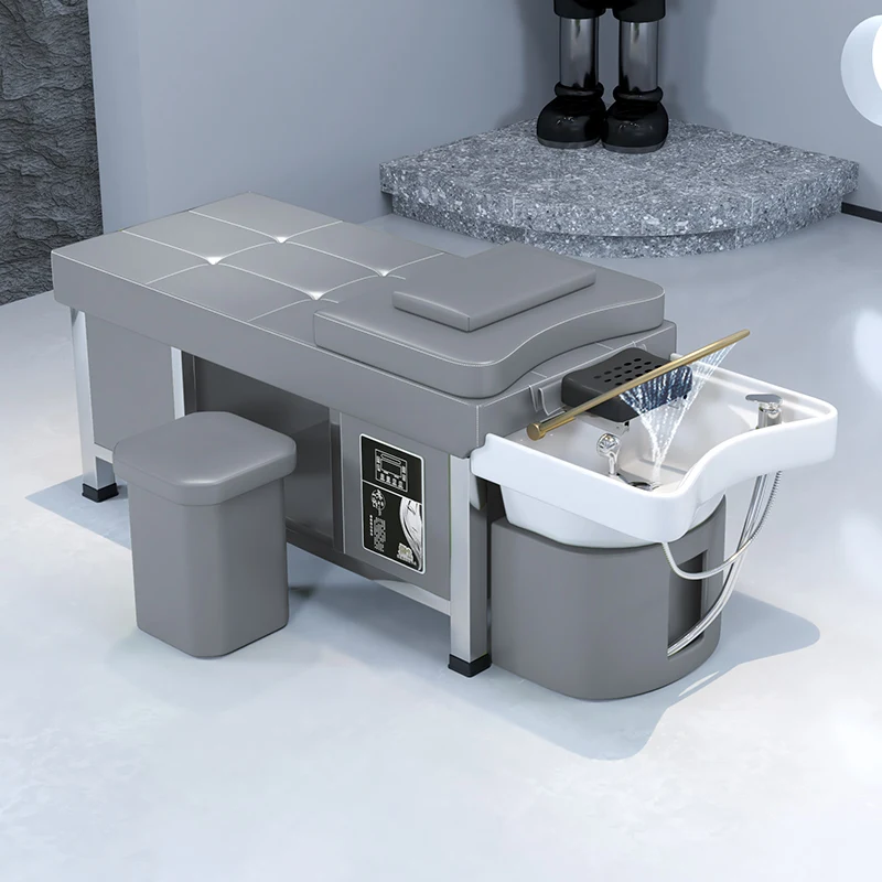 

Thai style hair salon ceramic steel frame water circulation fumigation head treatment beauty ear picking