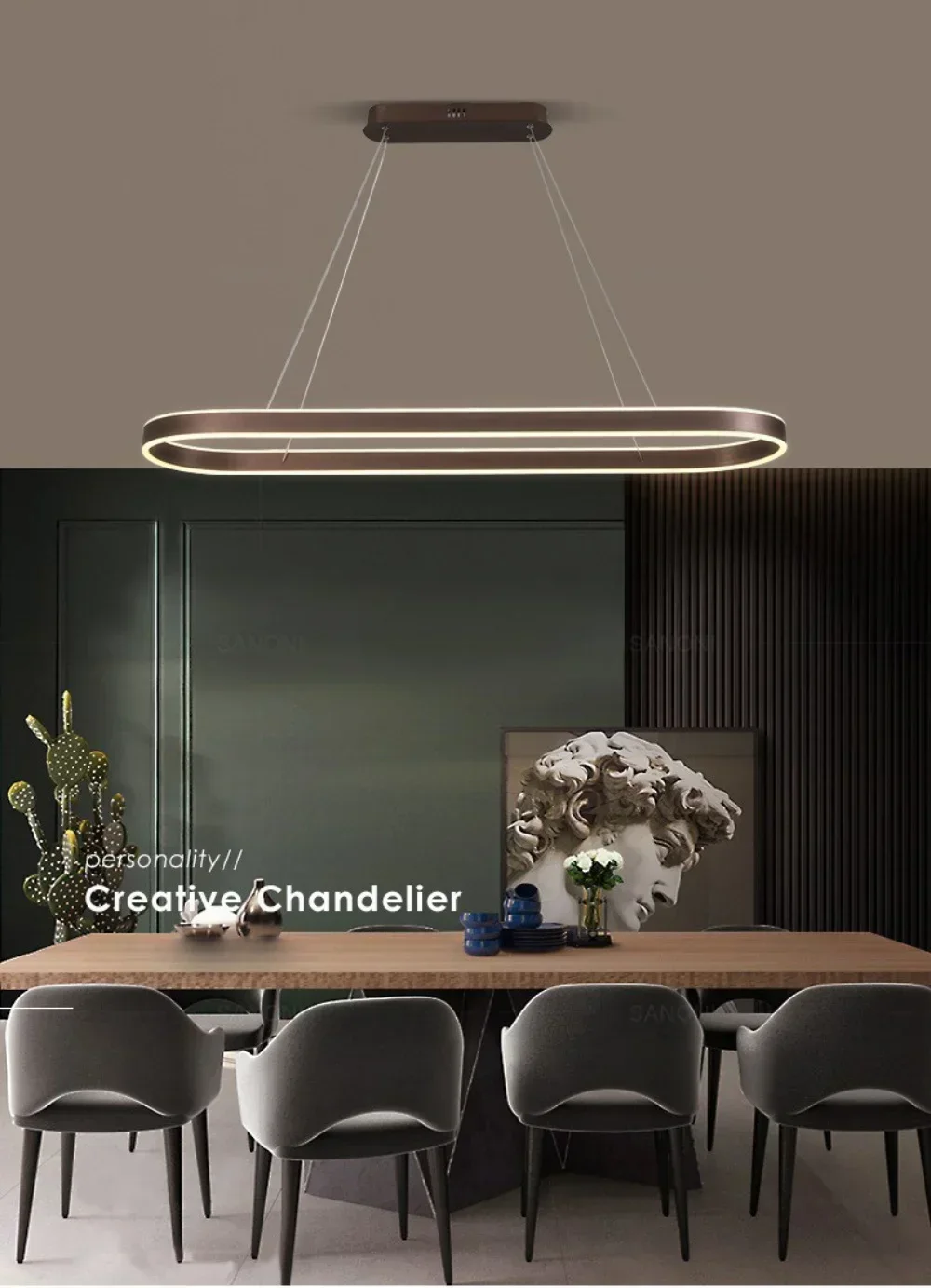 Modern LED Pendant Light For Living Dining Room Kitchen Hotel Bedroom Ceiling Chandelier Indoor Home Decoration Lighting Fixture