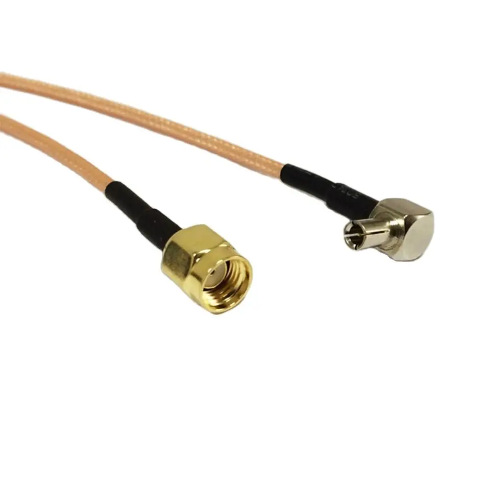 

3G Modem Cable TS9 Male Right Angle to RP SMA Plug Pigtail RG316 15cm/30cm/50cm/100cm Wholesale