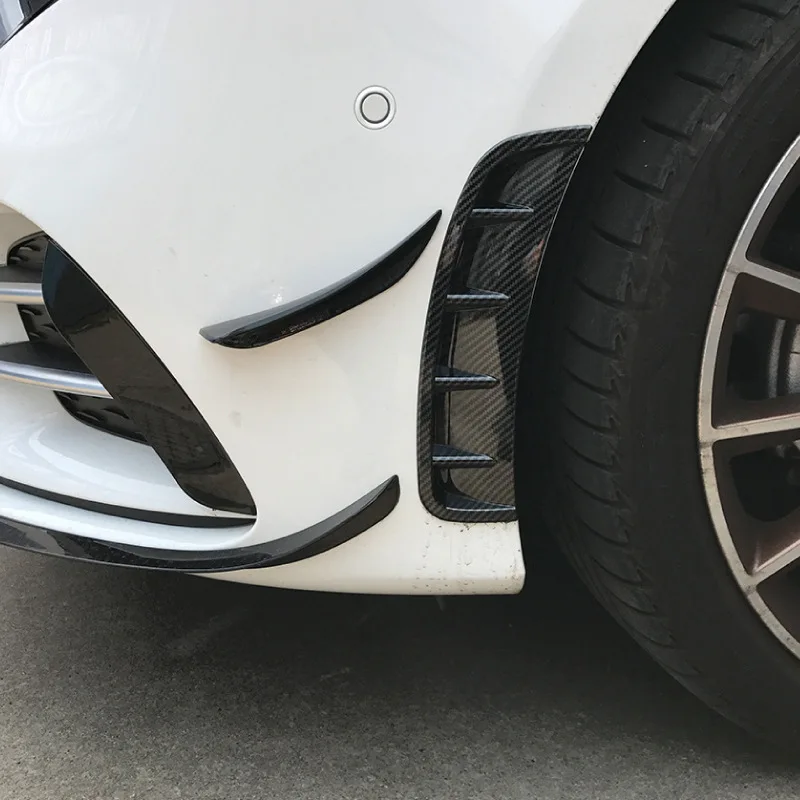 메르세데스 A클래스 A180L A200L 2018-2022용 AMG 스타일 프론트 범퍼 에어 인테이크 덕트, 자동차 스타일링 튜닝 파츠 데코레이션 키트, 스포티
