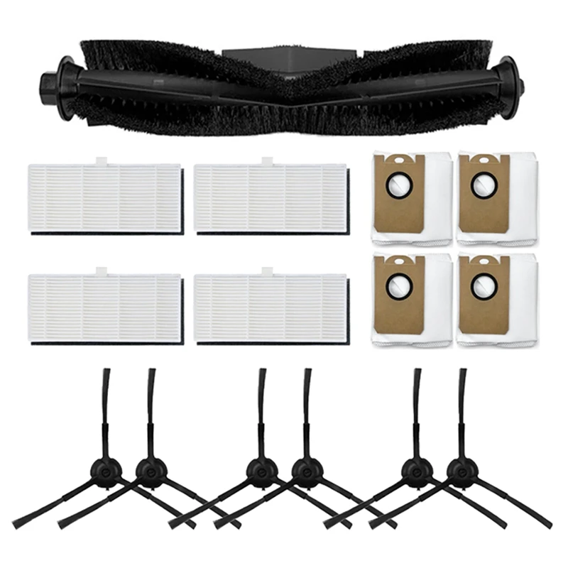 

Dust Bags Roll Main Brush Side Brushes HEPA Filters For Xiaomi Lydsto R1 Vacuum Cleaner Accessories Parts