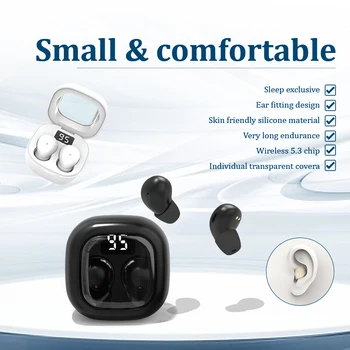 Wireless Smallest Invisible Earbuds For Sleep Ultra Small Hidden Earphones Ear Buds For Small Ear Bluetooth Mini Invisible 3